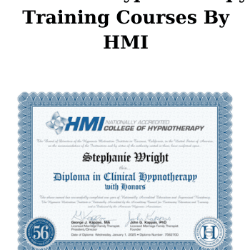 Advanced Hypnotherapy Training Courses By HMI