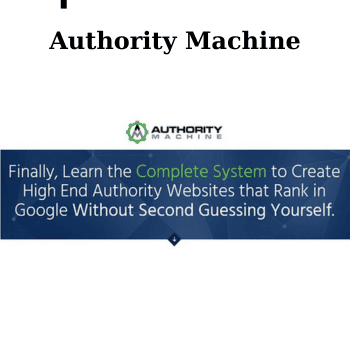 Authority Machine By Spencer Haws