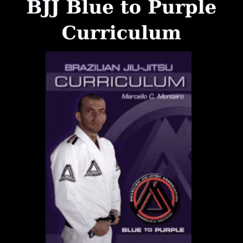 BJJ Blue to Purple Curriculum By Marcello Monteiro