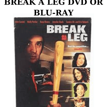 BREAK A LEG DVD OR BLU-RAY By JEFF GLOVER