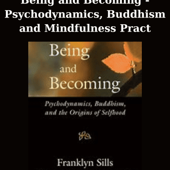 Being and Becoming - Psychodynamics, Buddhism and Mindfulness Pract By Franklyn Sills