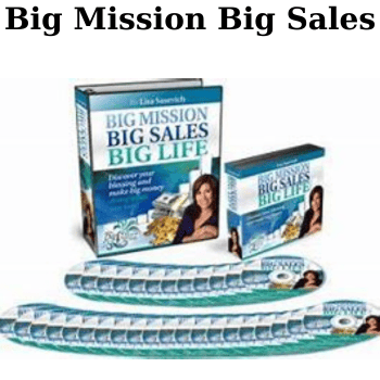 Big Mission Big Sales By Lisa Sasevich