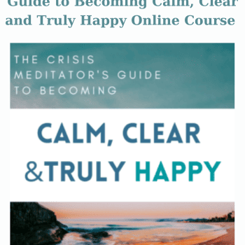Guide to Becoming Calm, Clear and Truly Happy Online Course By Crisis Meditator