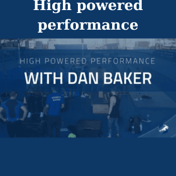 High powered performance By Dan Baker