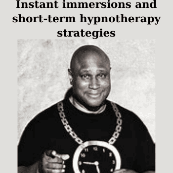 Instant immersions and short-term hypnotherapy strategies By Justin Tranz