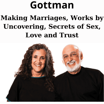 Making Marriages, Works by Uncovering, Secrets of Sex, Love and Trust By Drs. John and Julie Gottman