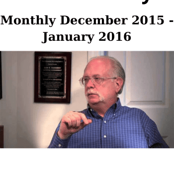Monthly December 2015 - January 2016 By Dan Kennedy