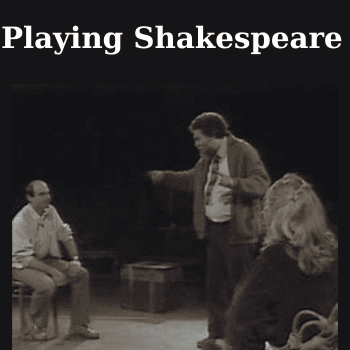 Playing Shakespeare By John Barton