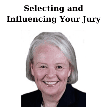 [Audio Download] Selecting and Influencing Your Jury By  Dr. Susan Jones