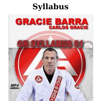 Syllabus By Gracie Barra