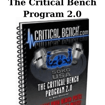 The Critical Bench Program 2.0 By Mtfce Westerdal