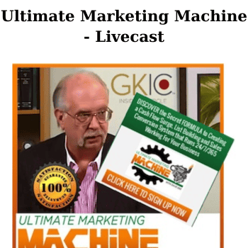 Ultimate Marketing Machine - Livecast By GKIC/Dave Dee