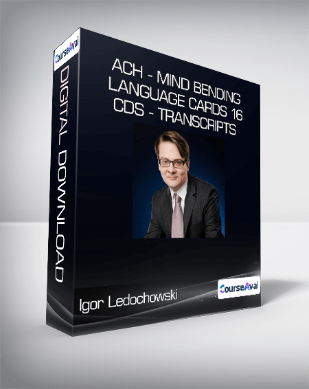 $33 for Igor Ledochowski - ACH - Mind Bending Language Cards 16 CDs - Transcripts Course