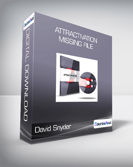 $43 for David Snyder - Attractivation - Missing File Course