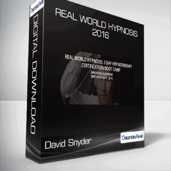 $81 for David Snyder - Real World Hypnosis 2016 Course