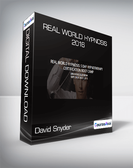 $81 for David Snyder - Real World Hypnosis 2016 Course