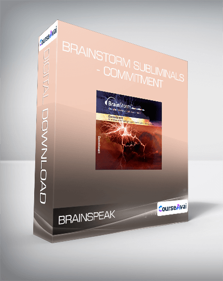 $15 for BrainSpeak - BrainStorm Subliminals - Commitment Course