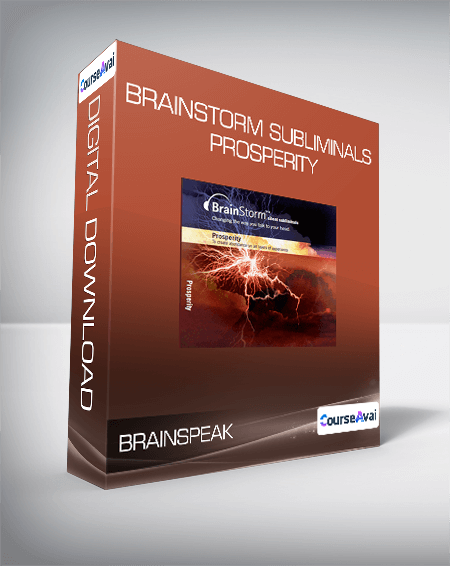 $11 for BrainSpeak - BrainStorm Subliminals - Prosperity Course