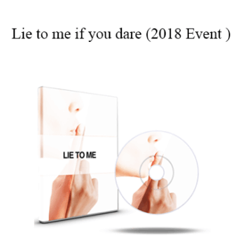 $13 for David Snyder - Lie to me if you dare (2018 Event ) Course