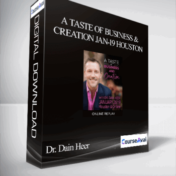 $45 for Dr. Dain Heer - A Taste of Business & Creation Jan-19 Houston Course