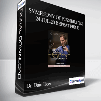 $494 for Dr. Dain Heer - Symphony of Possibilities 24-Jul-20 Repeat Price Course