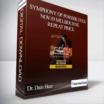 $494 for Dr. Dain Heer - Symphony of Possibilities Nov-19 Melbourne Repeat Price Course