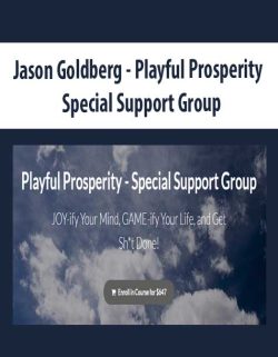 $105 for [Download Now] Jason Goldberg â€“ Playful Prosperity â€“ Special Support Group Course