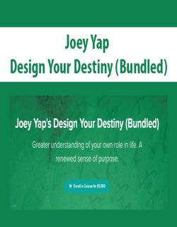 $90 for [Download Now] Joey Yap â€“ Design Your Destiny (Bundled) Course