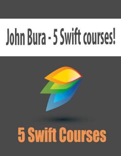 $63 for [Download Now] John Bura â€“ 5 Swift courses! Course