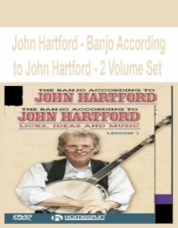 $17 for [Pre-Order] John Hartford â€“ Banjo According to John Hartford â€“ 2 Volume Set Course