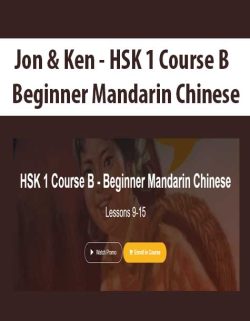 $9 for [Download Now] Jon & Ken â€“ HSK 1 Course B â€“ Beginner Mandarin Chinese Course