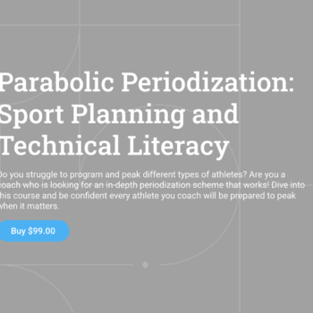 $29 for Parabolic Periodization: Sport Planning and Technical Literacy - Dan Miller Course
