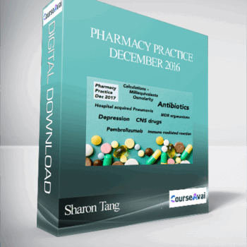 $35 for Sharon Tang - Pharmacy Practice December 2016 Course