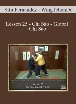 $20 for [Download Now] Sifu Fernandez â€“ WingTchunDo â€“ Lesson 25 â€“ Chi Sao â€“ Global Chi Sao Course