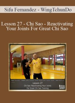 $9 for [Download Now] Sifu Fernandez â€“ WingTchunDo â€“ Lesson 27 â€“ Chi Sao â€“ Reactivating Your Joints For Great Chi Sao Course